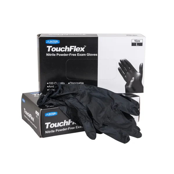 5.5 MIL Black Nitrile Gloves XL