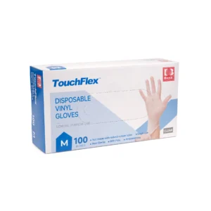 Basic Touchflex Vinyl gloves size Medium