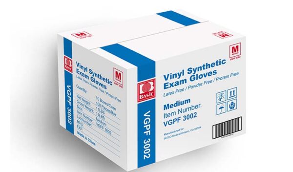 Vinyl Gloves Exam Medium