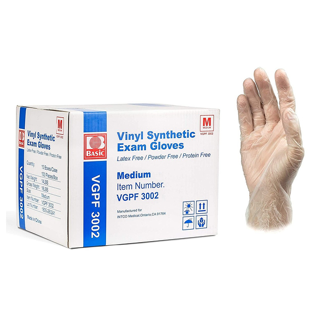 Vinyl Gloves Exam Medium