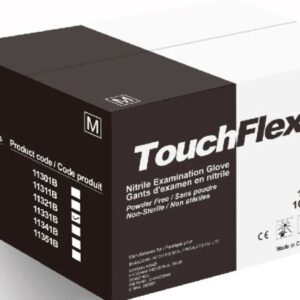 5.5 MIL Black Nitrile Gloves Medium