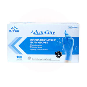 Advancare Nitrile Gloves (Blue) Large