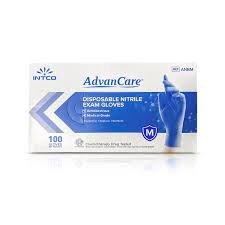 Advancare Nitrile Gloves (blue) Small