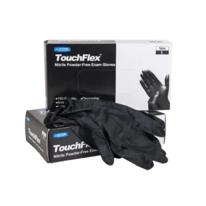 5.5 MIL Black Nitrile Gloves Large