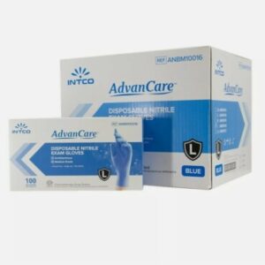 Advancare Nitrile Gloves (Blue) Large